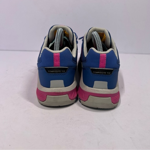 CAT  Composite Toe Blue/Pink Work Shoes. Women's 8W - Picture 5 of 10